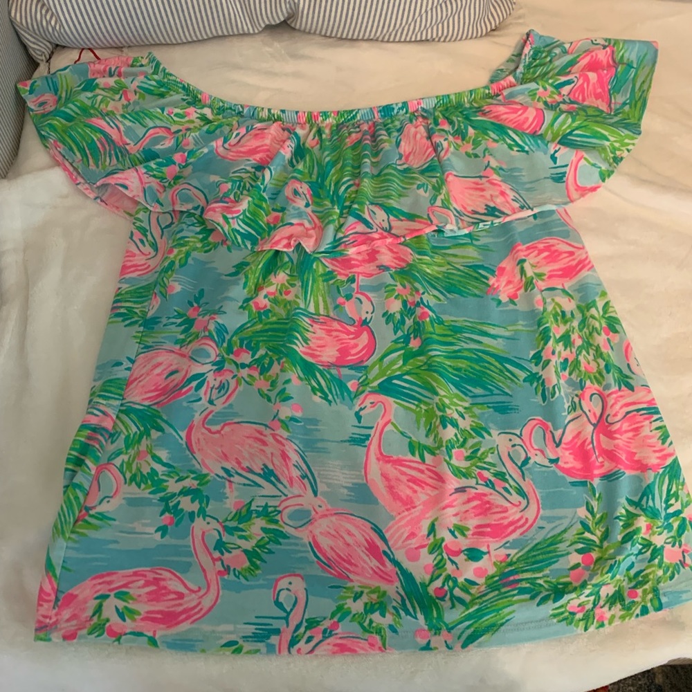 Lilly Pulitzer La Fortuna Off the ShoulderTop
